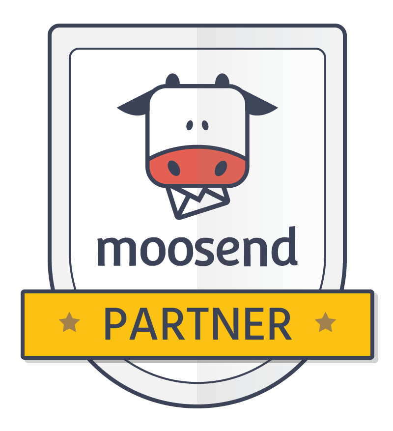Moosend partner badge